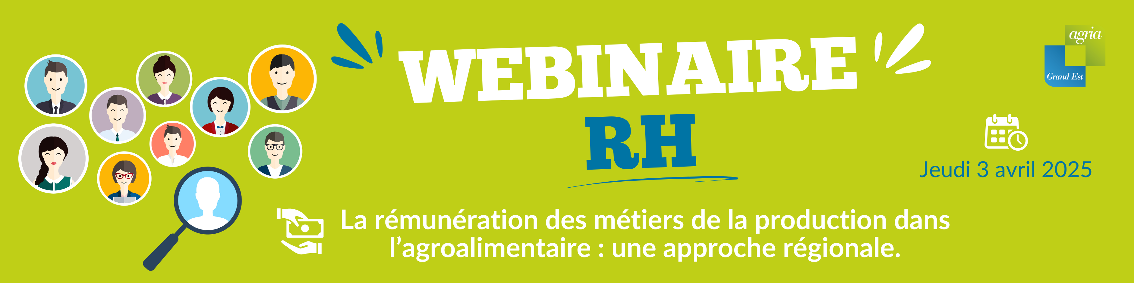 Webinaire RH - La rémunération des métiers de la production dans l’agroalimentaire : une approche régionale.